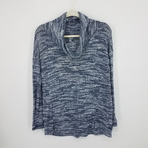 Aerie American Eagle Cowl Neck Marled Sweater